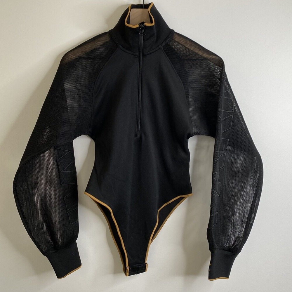 Adidas X Ivy Park Mesh Balloon Sleeve Bodysuit